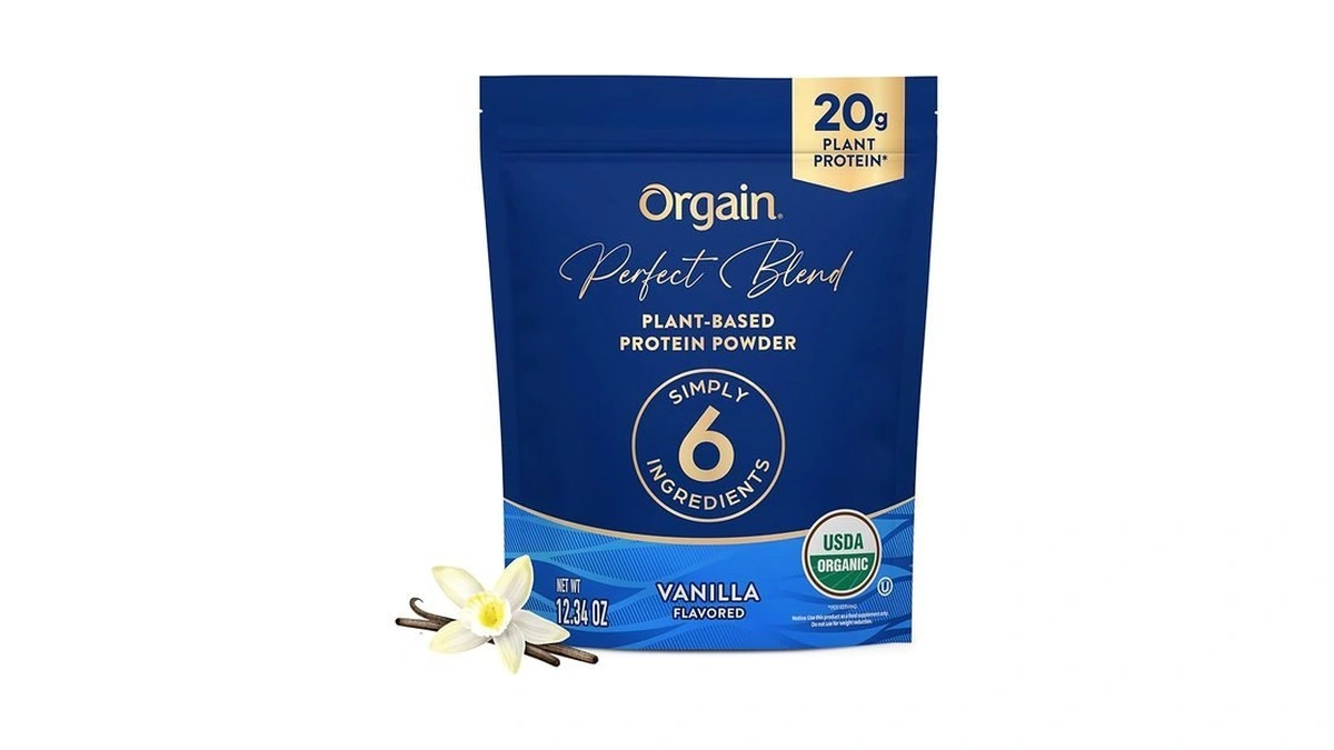 Orgain Organic Vegan Perfect Blend Protein Powder, 20g Clean Plant