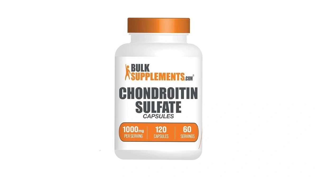 Bulksupplements.com Chondroitin Sulfate Capsules - Nutritional Supplement, Chondroitin Sulfate 1000