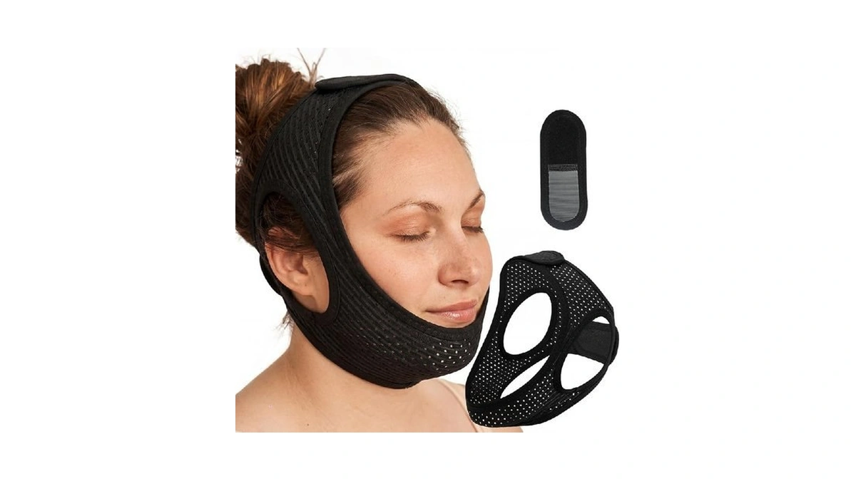 Sleep Apnea Devices - Chin Strap For Sleeping, Airflow Jaw