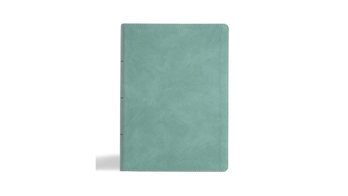 Nasb Notetaking Bible, Large Print Edition, Earthen Teal Suedesoft Leathertouch,
