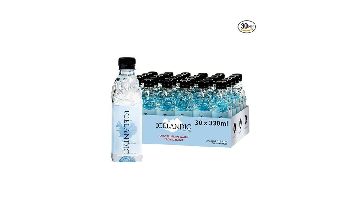 Icelandic Glacial Natural Spring Alkaline Water, 330 Ml / 11.1