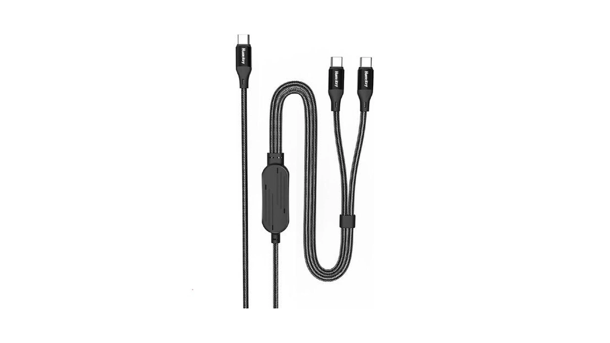 Huntkey Usb C Cable 140w Max, 2-in-1 Usb C To