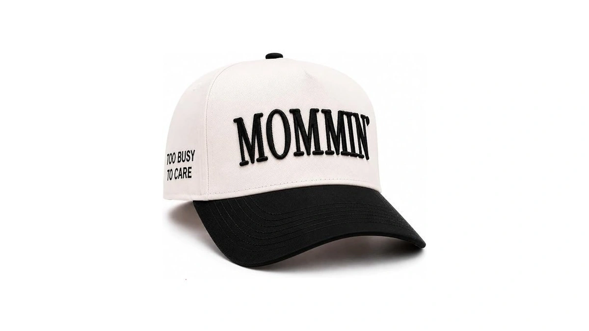 Women’s Mommin Trucker Hat For Mom, Mom Baseball Cap, Embroidered