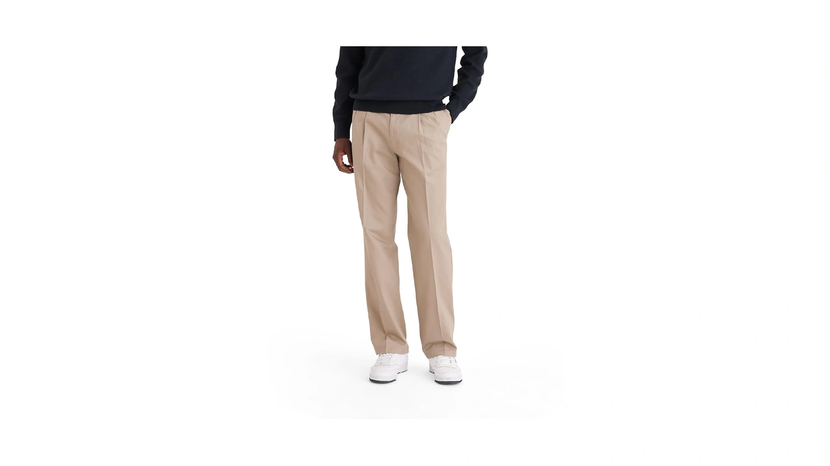 Dockers® Men's Relaxed Fit Signature Khaki Lux Cotton Stretch Pants