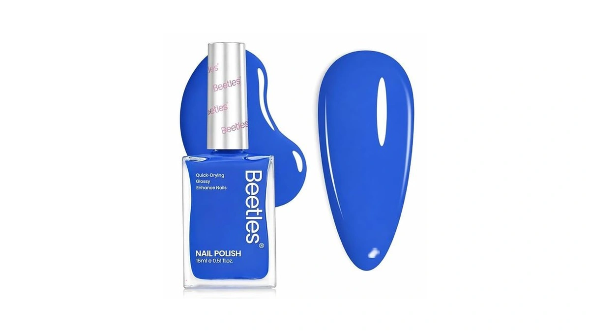 Beetles Blue Nail Polish 1pcs 15ml Paulina Lapis Blue Color