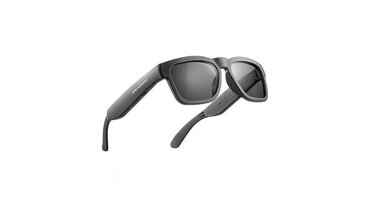 Oho Sunshine Bluetooth Audio Sunglasses, Lightweight Open Ear Sport Glasses,