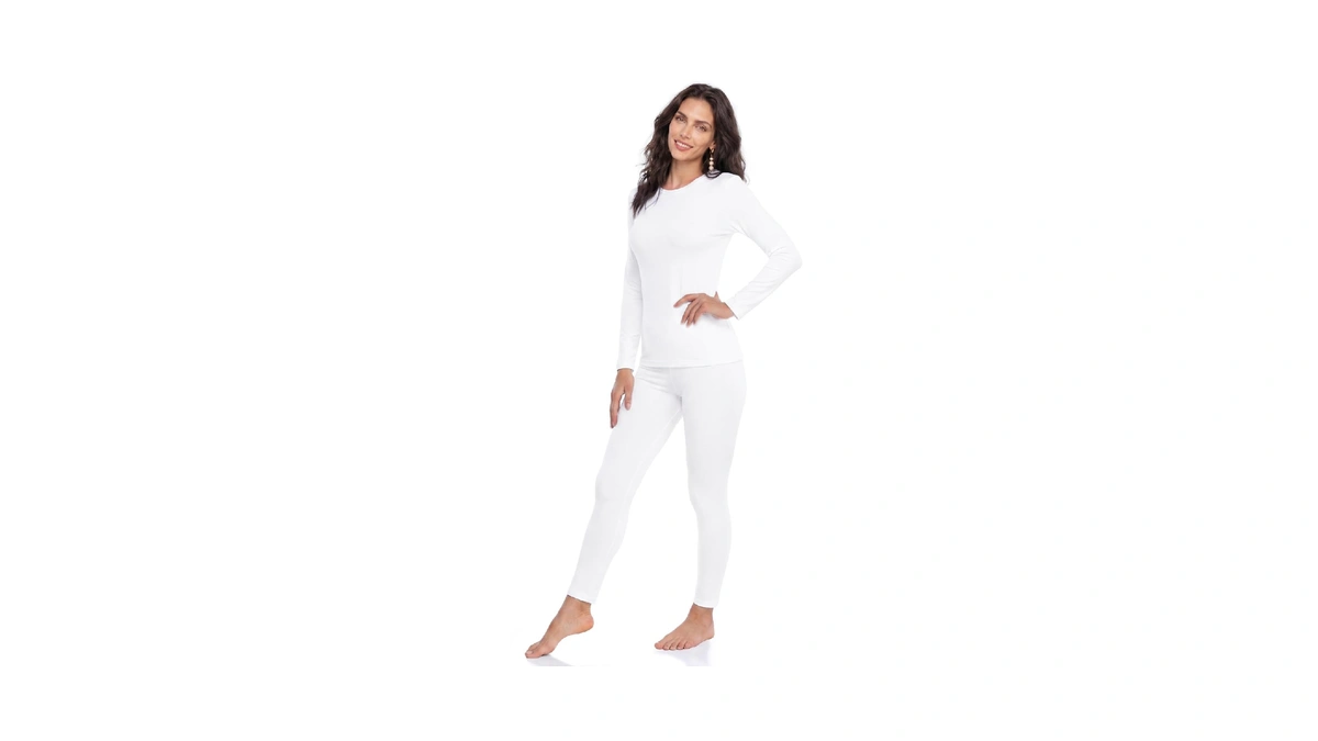 Weerti Thermal Underwear For Women Long Johns With Fleece Lined