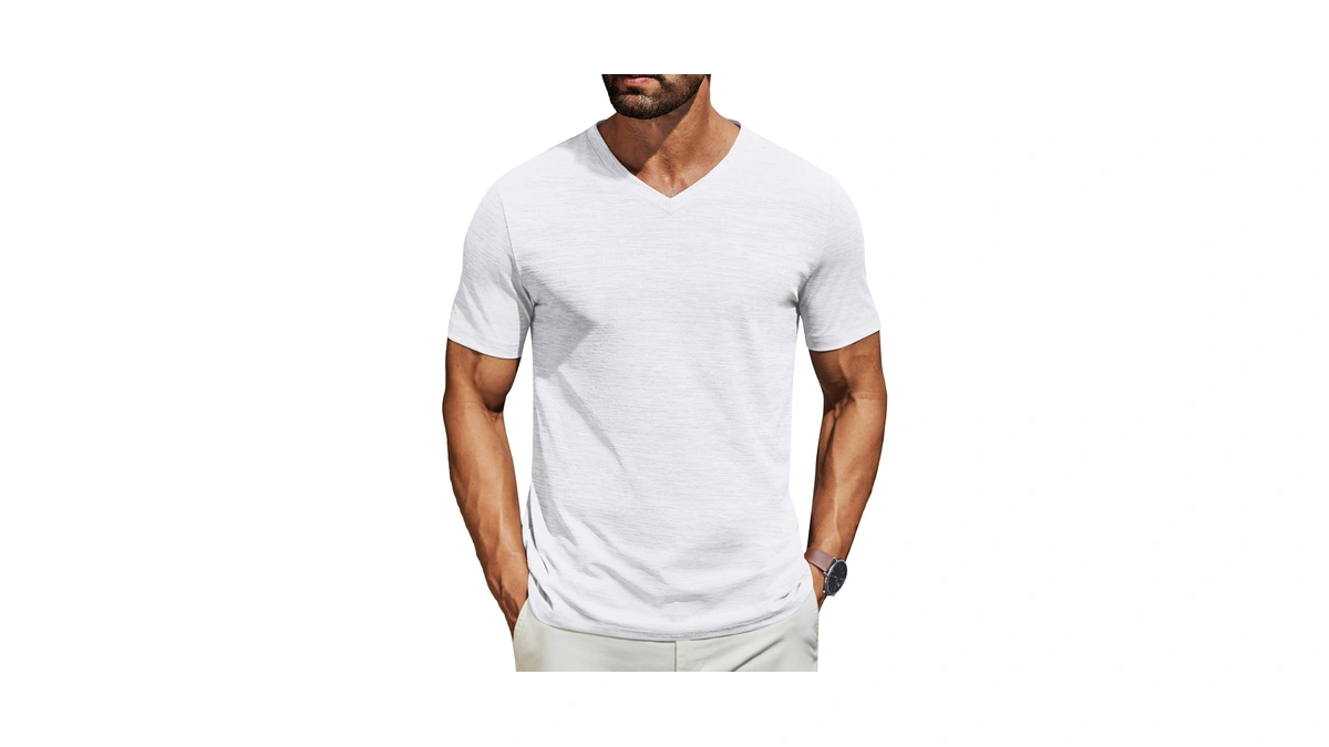 Coofandy Men Shirts Short Sleeve Classic Neck...