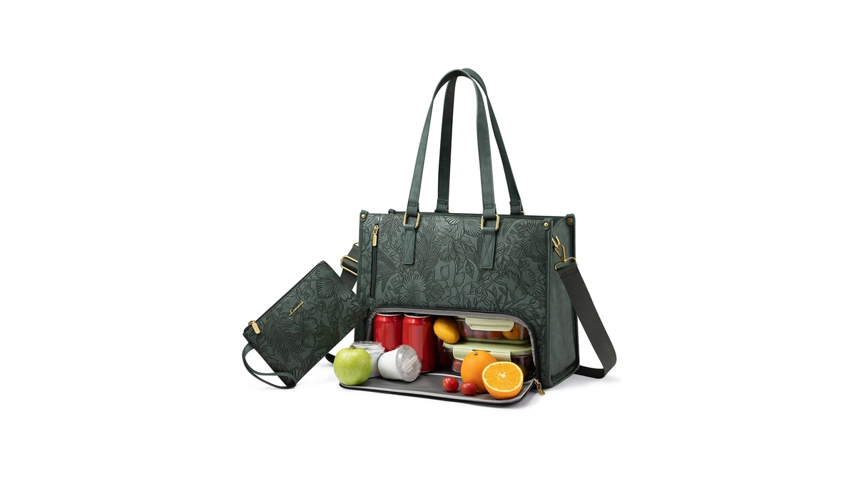 Lovevook Lunch Tote Bag For Women, 15.6 Inch Laptop Bag