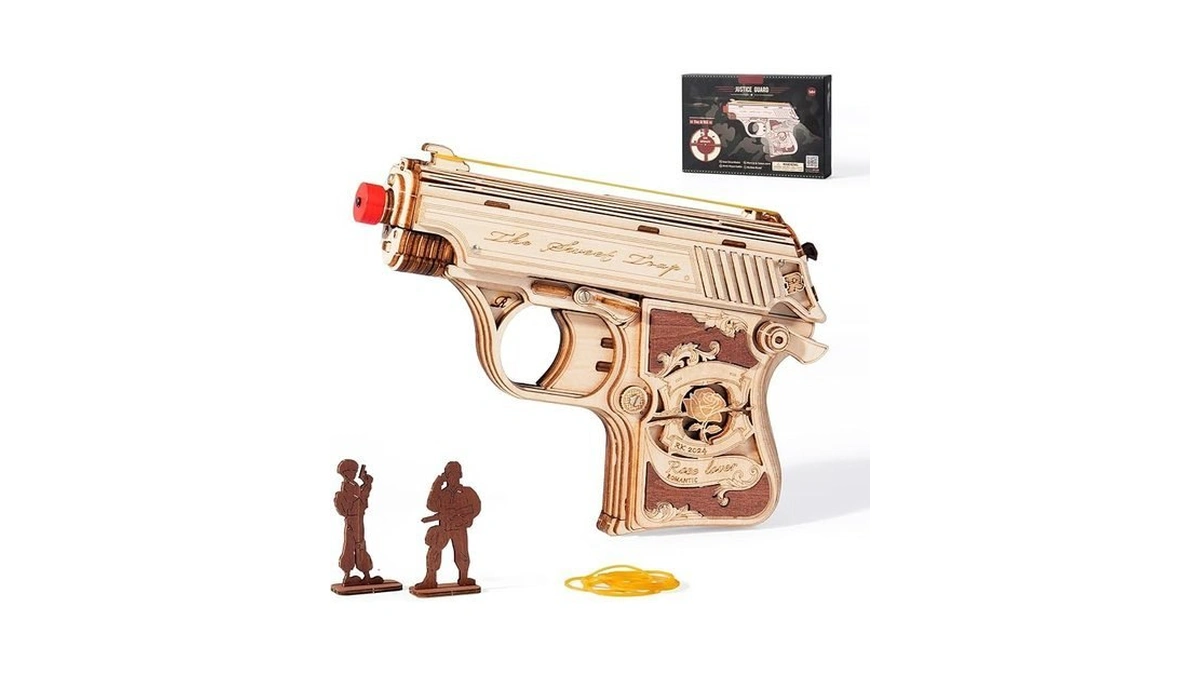 Robotime Wooden Puzzles For Adults - M1906 Browning 3d Puzzle