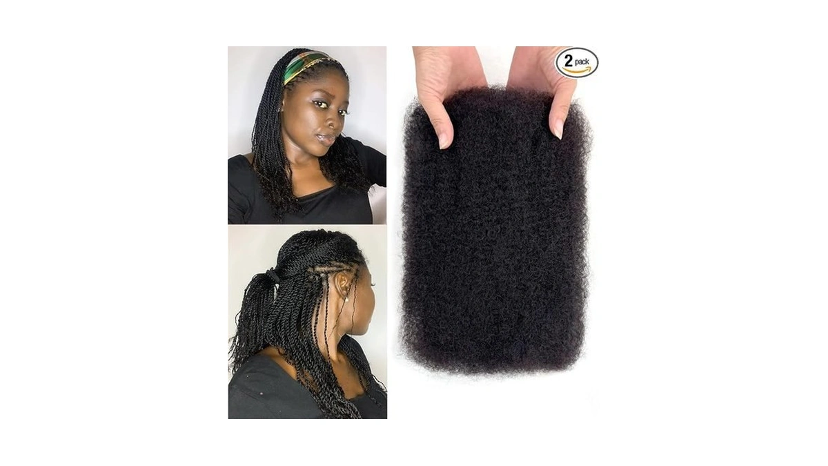 Kinky-curly Bundles Human Hair 16 Inch Afro Kinkys Bulk Human
