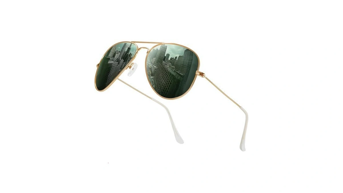 Kunchu Classic Aviator Sunglasses For Men Womens Polarized Uv Protection