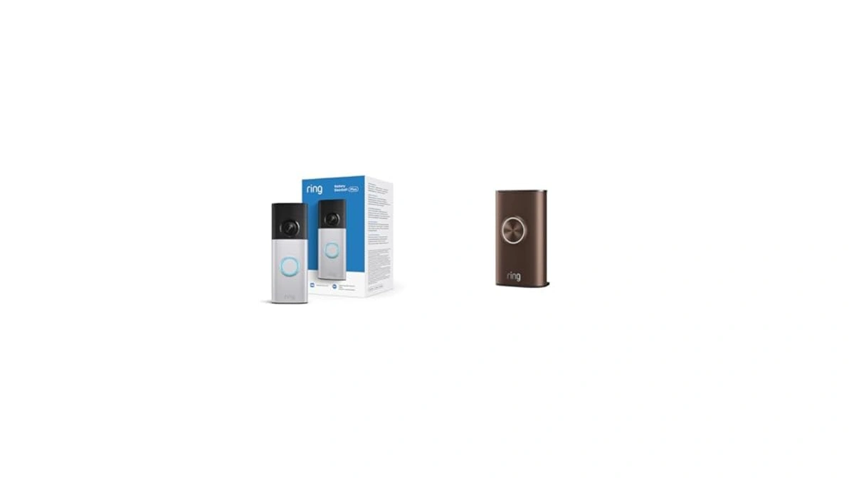 Ring Battery Doorbell Plus (newest Model), Retinal 2k With Wide-angle