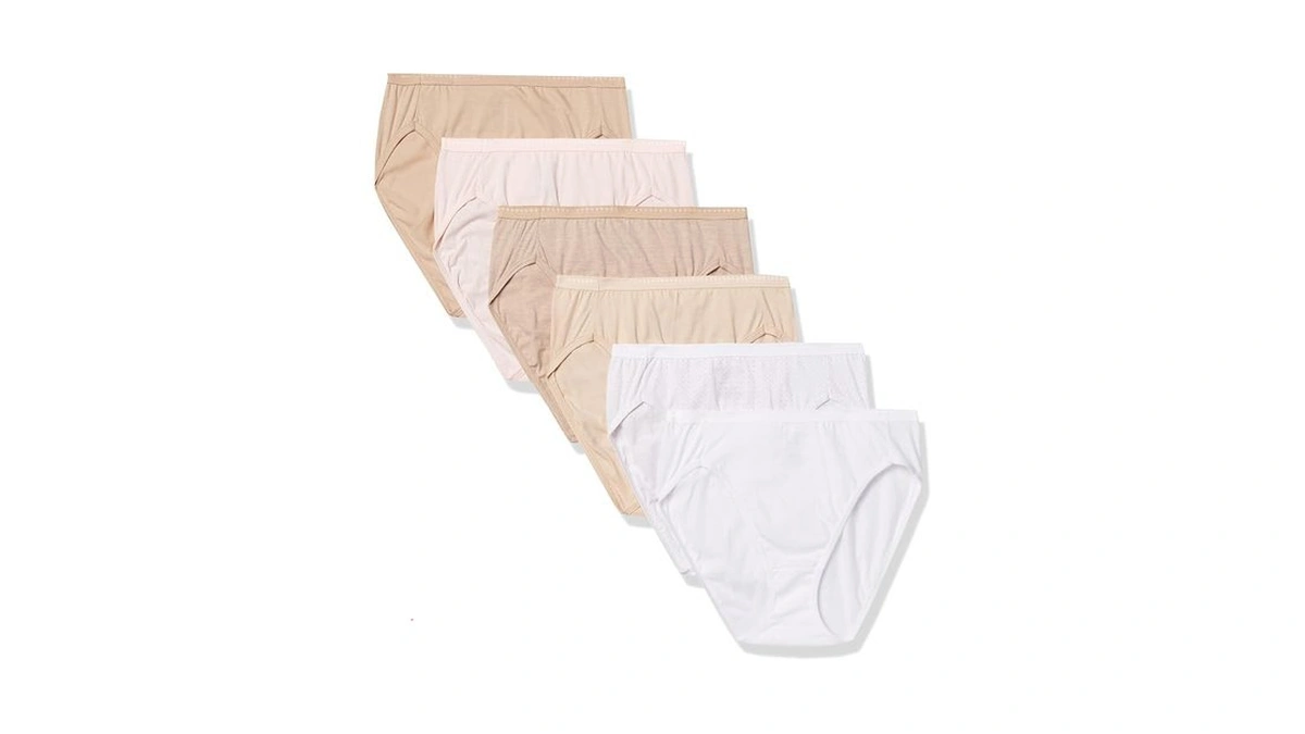 Hanes Cotton Hi-cut Briefs