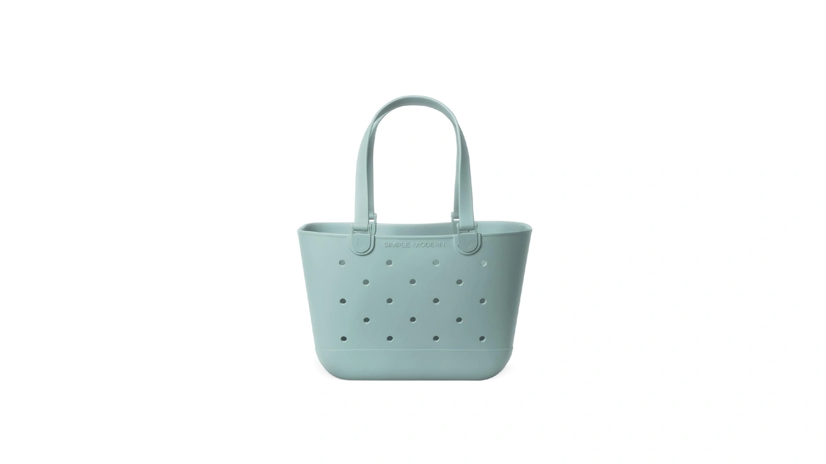 Simple Modern Large Beach Bag | Waterproof Getaway Rubber Tote