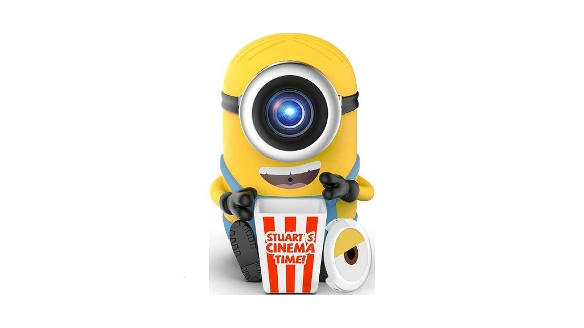 Obe Movie Projector, 300ansi Smart Graphics Engine, Dolby, <26db, Minions