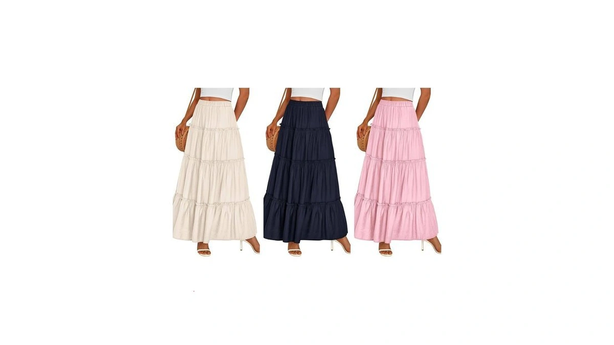 Prettygarden Boho Maxi Skirts For Women Trendy Summer 2026 Spring