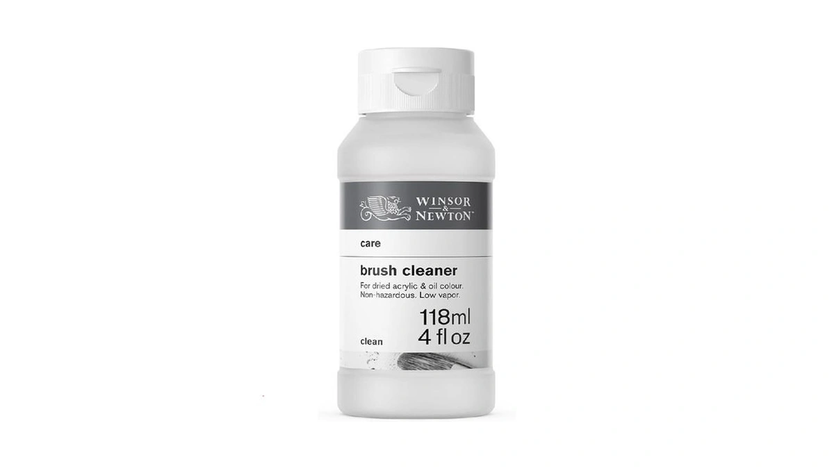 Winsor & Newton Brush Cleaner & Restorer, 4.0-oz Bottle