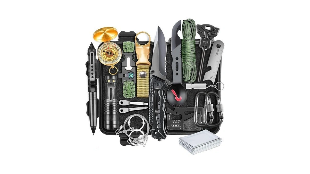 Survival Kit, Gifts For Men Dad Husband, Emergency Survival Gear