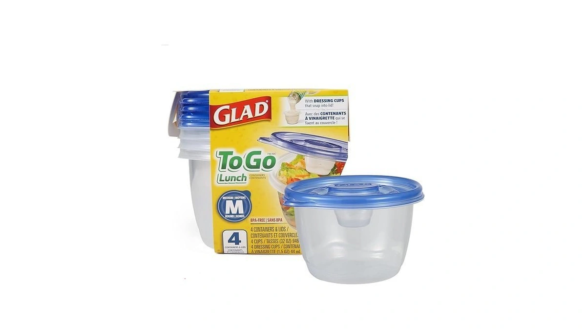 Glad Gladware To Go Lunch Food Storage Containers With Lids,
