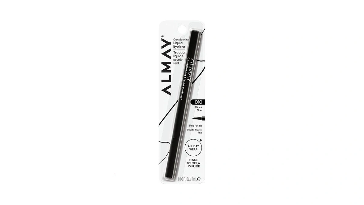 Almay Conditioning Liquid Liner, Precision Felt Tip Eyeliner, Waterproof, Hypoallergenic,