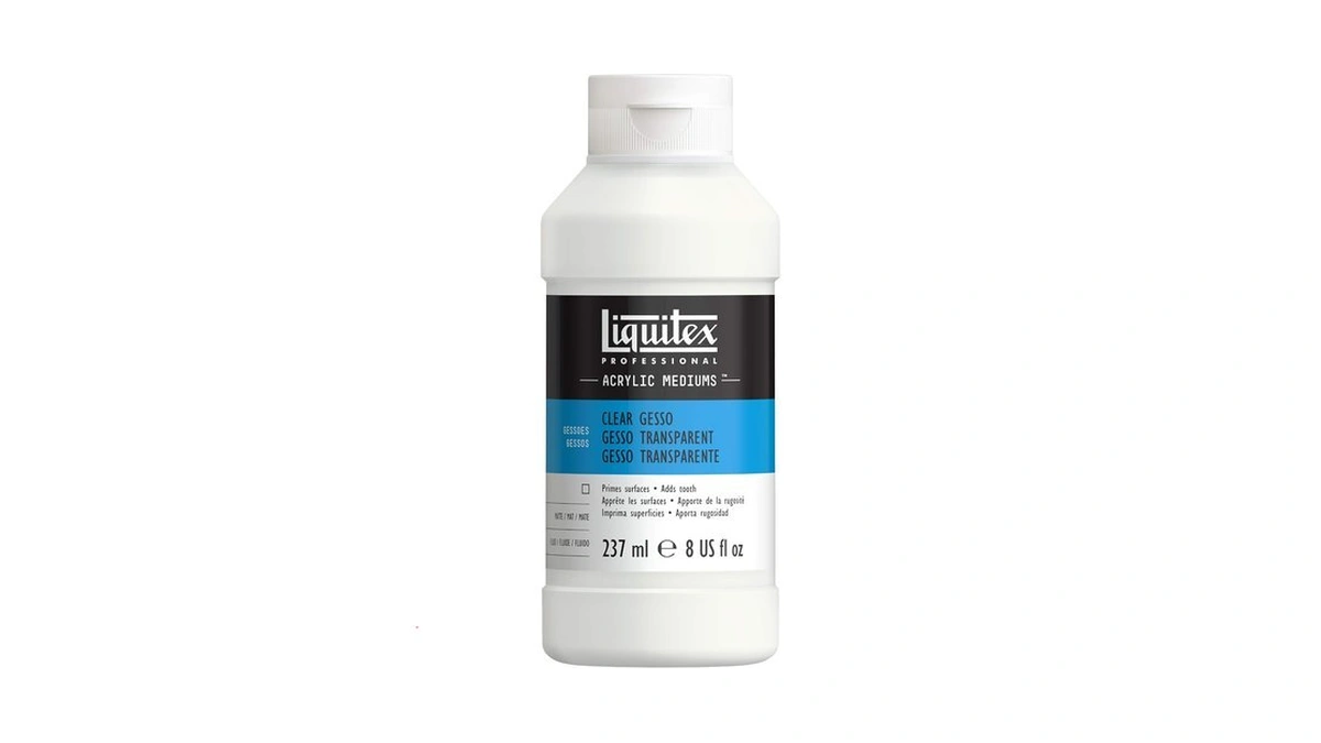 Liquitex Professional Gesso Surface Prep Medium, 237ml (8.0 Oz), Clear