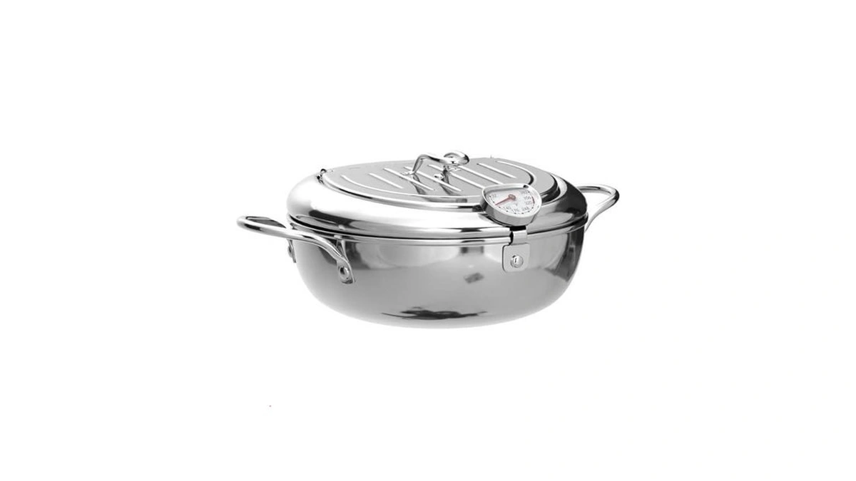 Komong Deep Fryer Pot (°f), Japanese Tempura Small Deep Frying