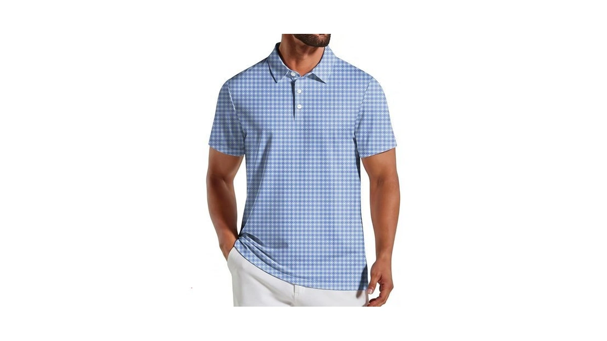 Coofandy Men's Golf Polo Shirts Short Sleeve Quick Dry Performance