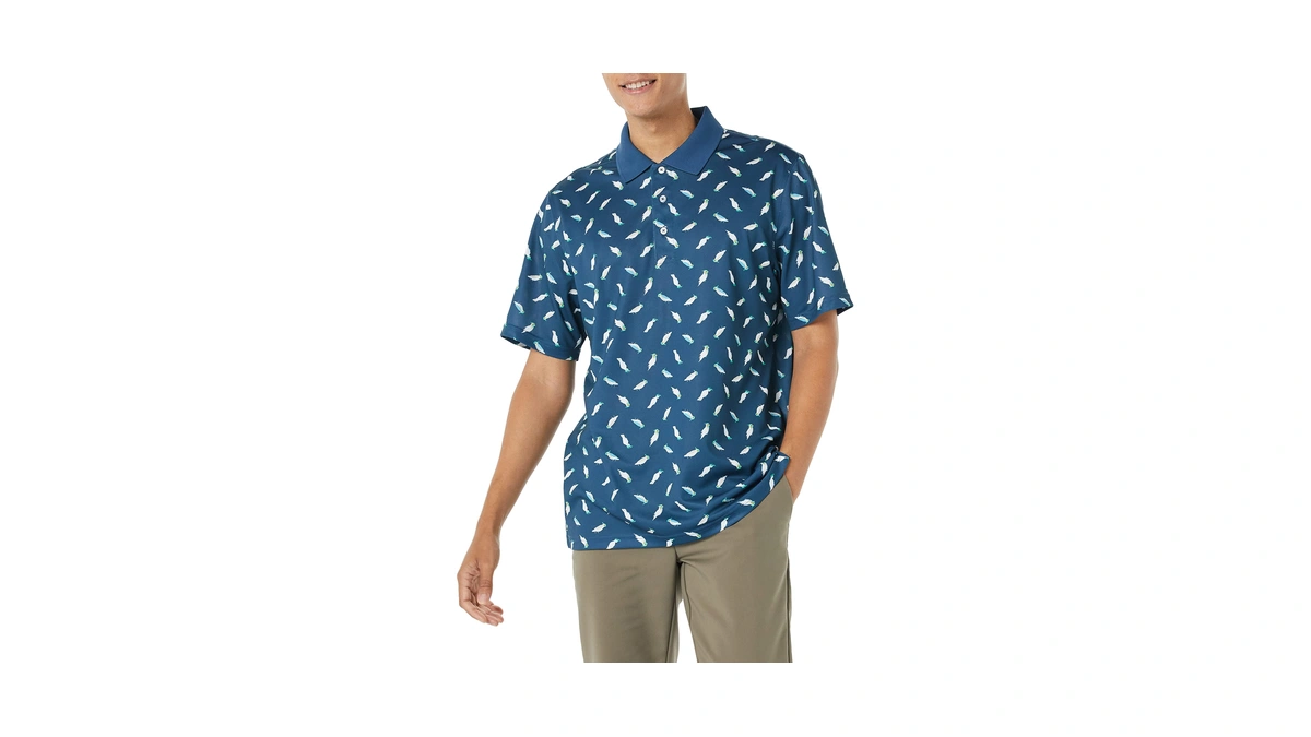 Amazon Essentials Men's Men's Regular-fit Quick-dry Golf Polo Shirt Shirt,