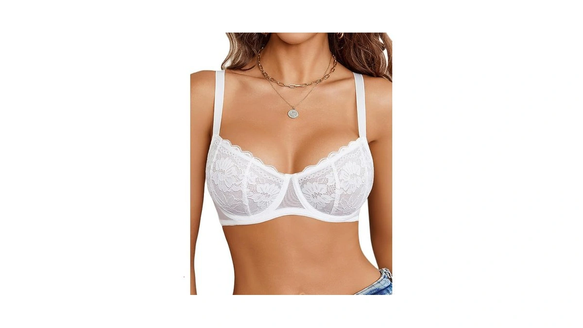 Avidlove Women's Sexy Bra Lace Underwire Unlined Everyday Bra Lingerie