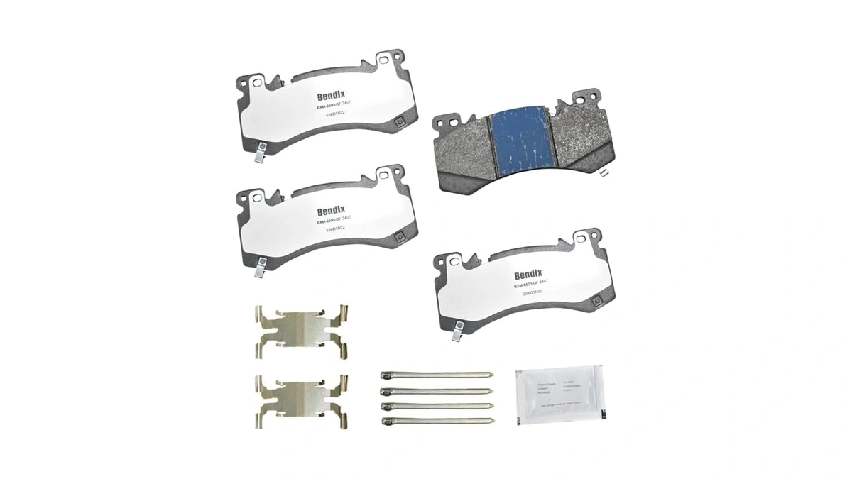 Bendix Fleet Metlok Pbd2407 Semi-metallic Front Brake Pads For Select