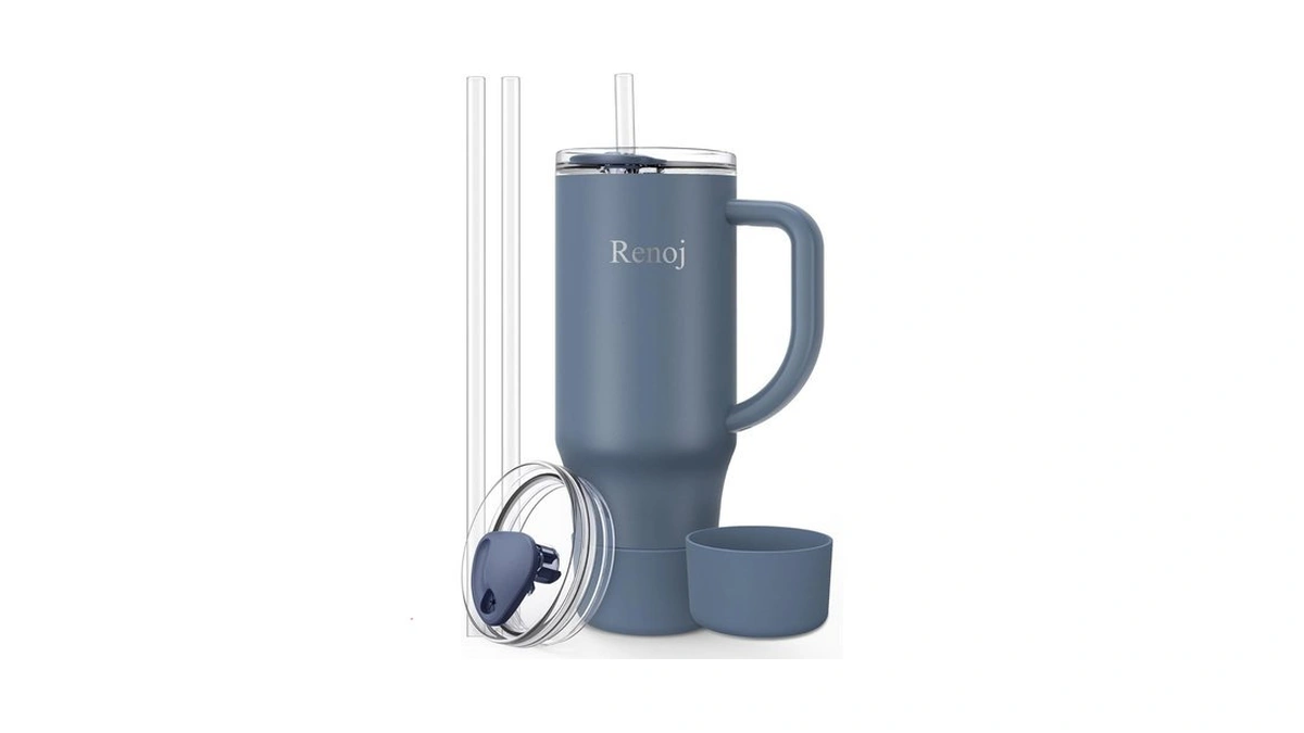 Renoj Insulated Mug 100% Spill Resistant Insulated Water Bottle For