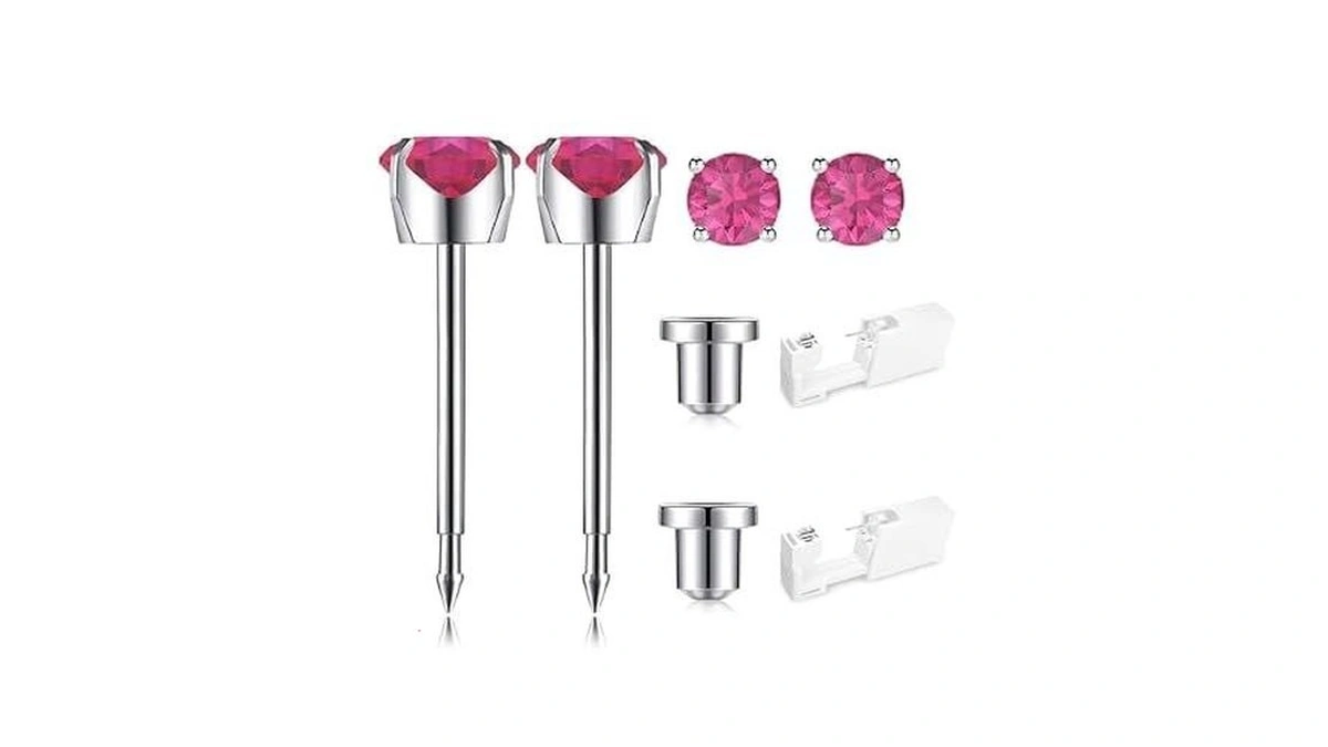 Sugartang Ear Piercing Kit, Disposable Ear Piercing Gun Kit, 316l