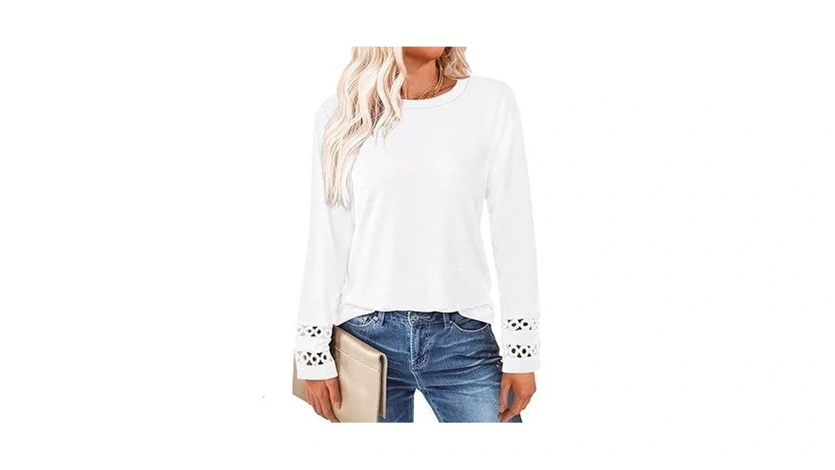 Gkbk Women’s Long Sleeve V Neck Tunic Top Casual Dressy