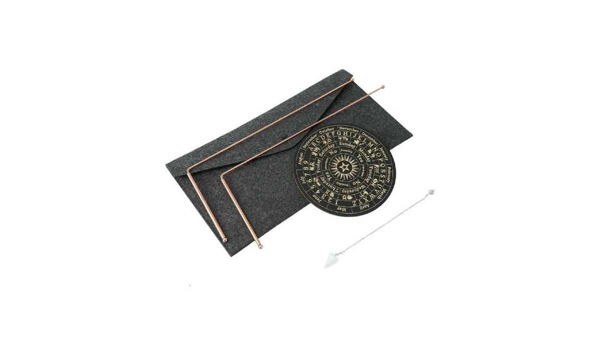 Xmpmrb Copper Dowsing Rods - 2pcs Divining Rods+dowsing Pendulum +