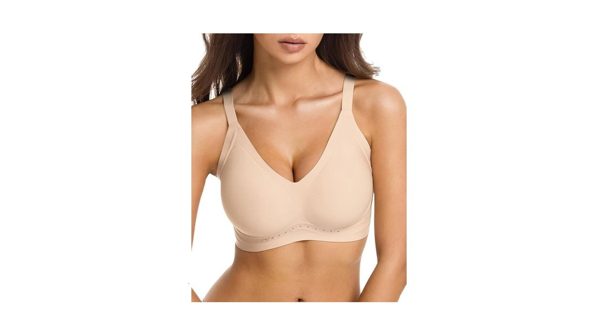 Aubrasen Jelly Wireless Push Up Bra 53 Vents Breathable Seamless