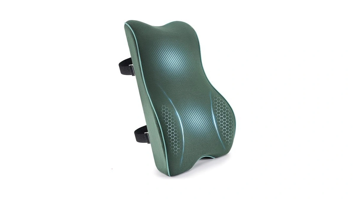 Plush & Comfortable Memory Foam Lumbar Support Pillow - Soft