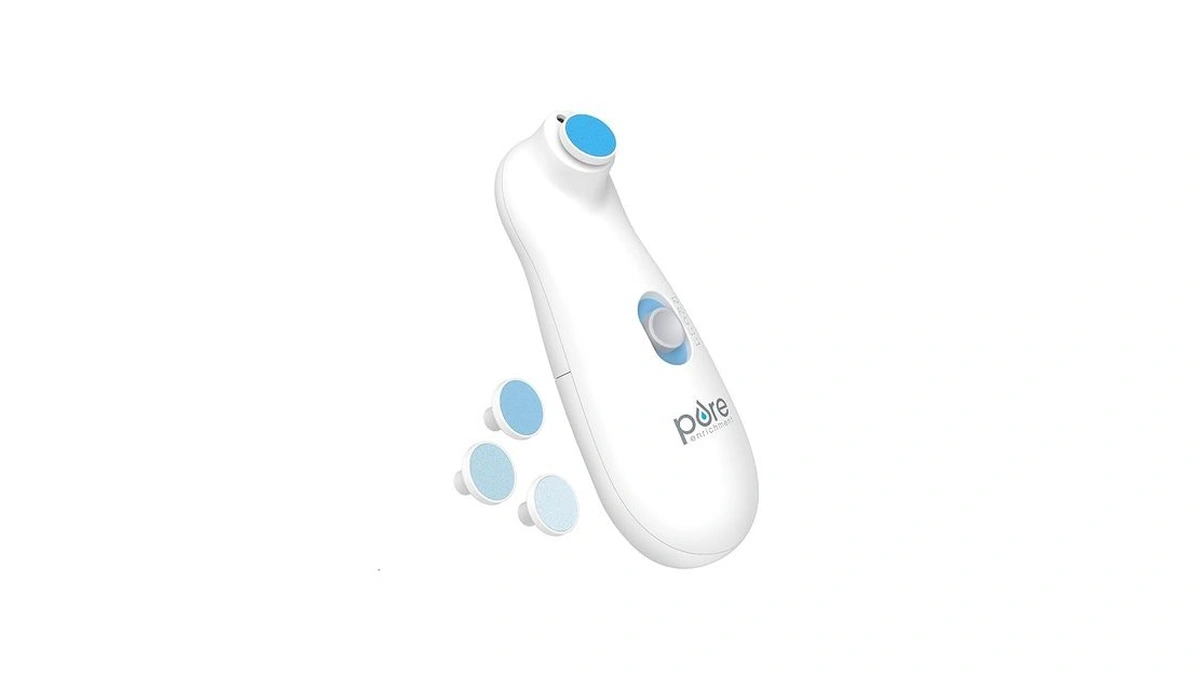 Purebaby Electric Nail Trimmer - New & Improved 6-piece Cordless