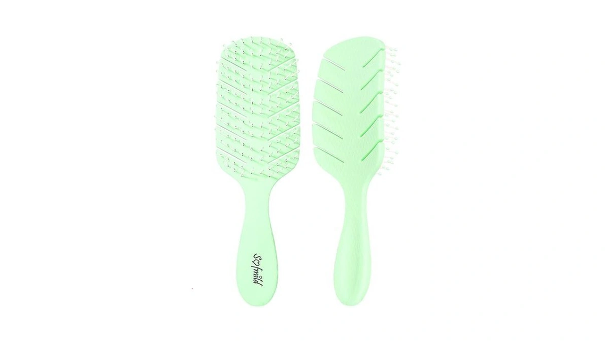 Hair Brush For Women Paddle Detangling Brush, Green