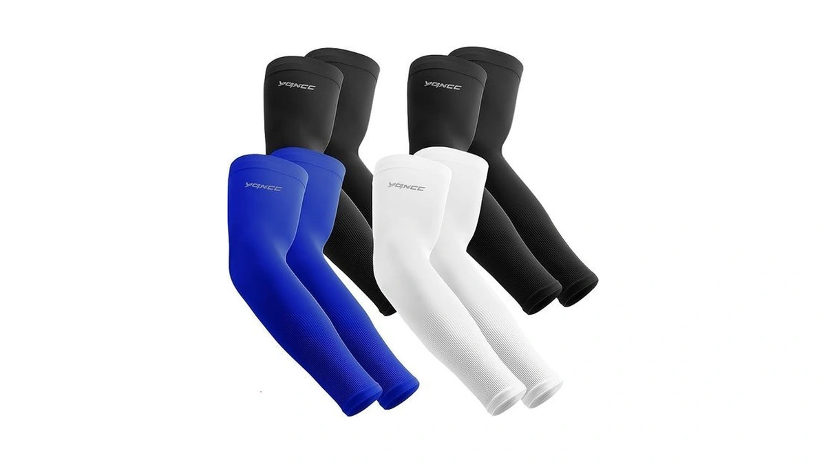 Yqxcc 4 Pairs Arm Sleeves For Men Women, Upf 50