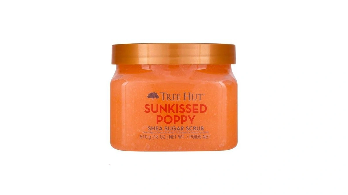 Tree Hut Sunkissed Poppy Shea Sugar Scrub, Exfoliating, Hydrating &