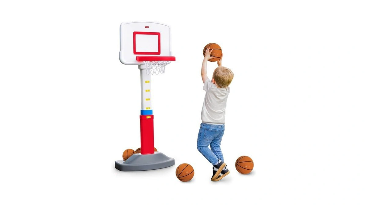 Fisher-price™ Grow-to-pro Basketball Hoop For Toddlers & Kids - Adjustable
