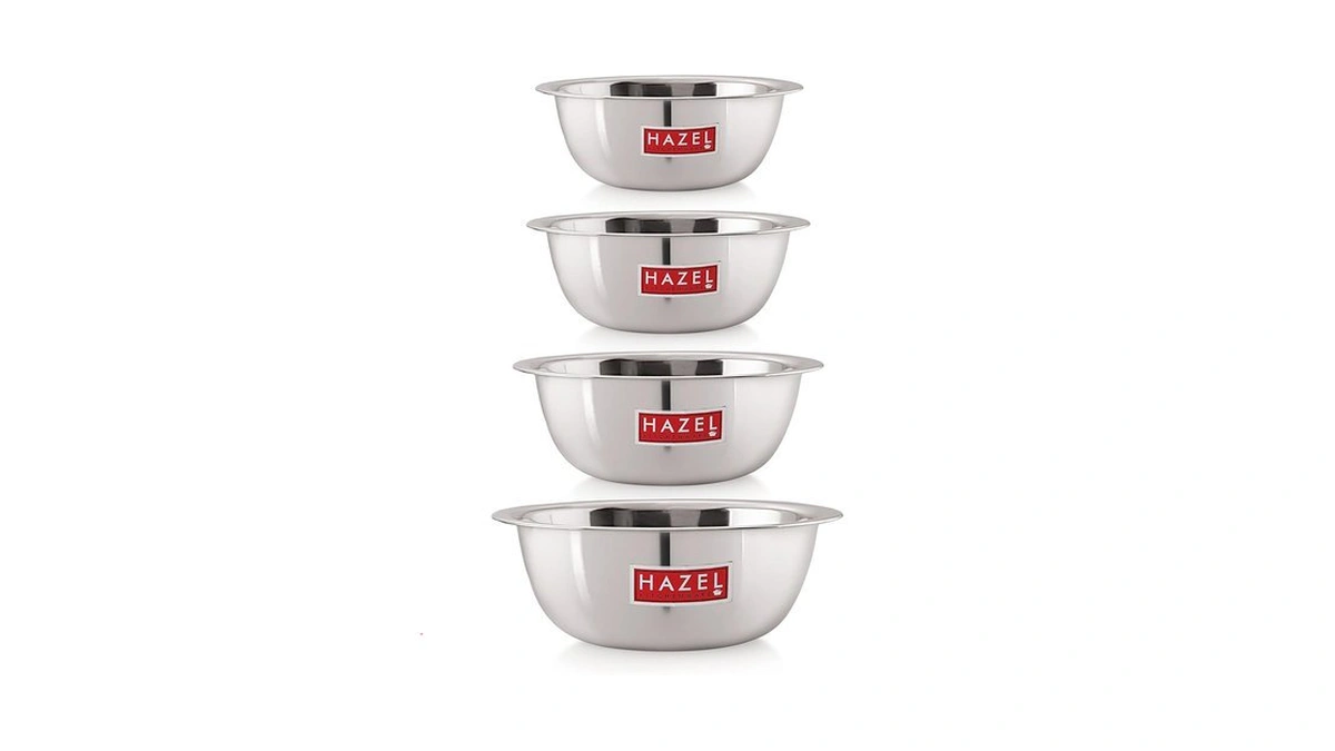 Hazel Stainless Steel Mixing Bowl | Mixing Bowl For Cake