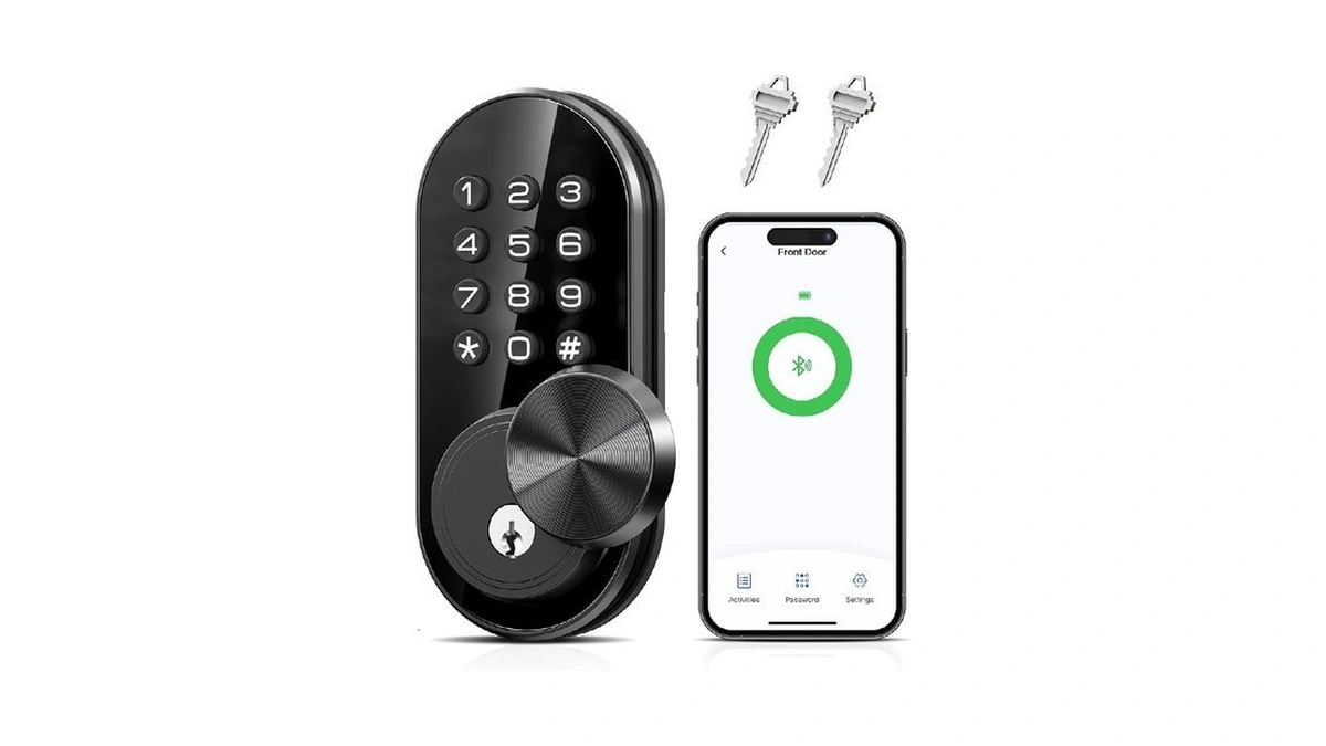 Teeho Te341 Smart Keyless Entry Door Lock With App Control,