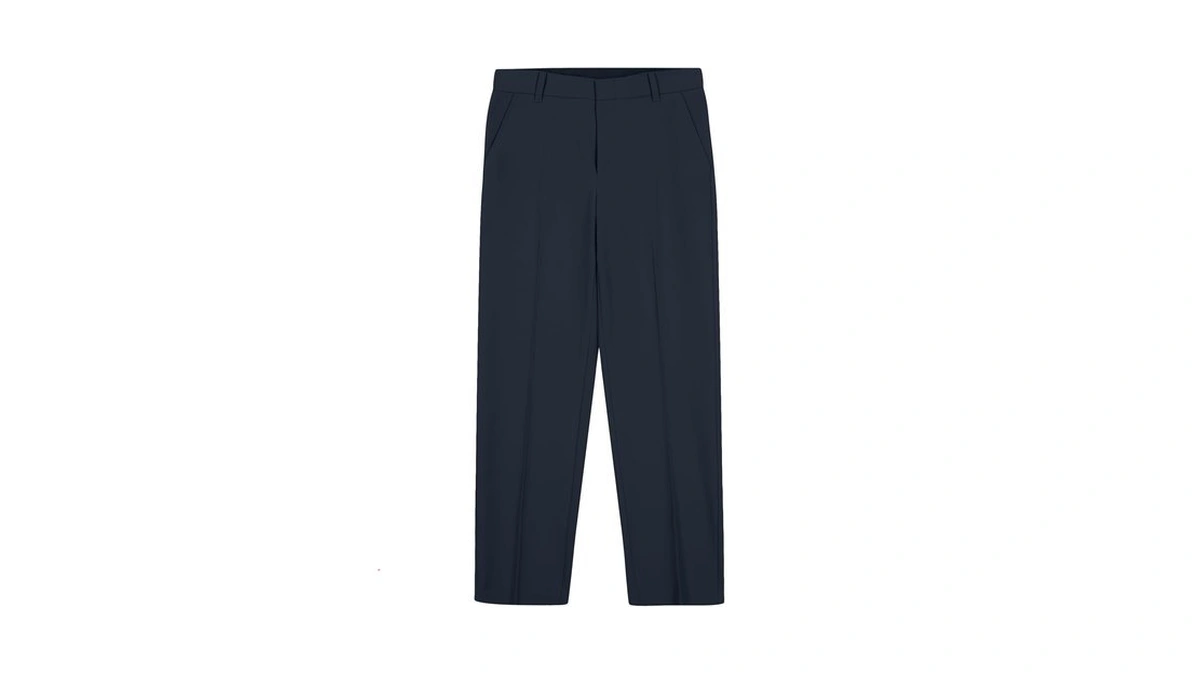 Izod Boys' Bi-stretch Flat Front Dress Pant, Navy Performance, 14