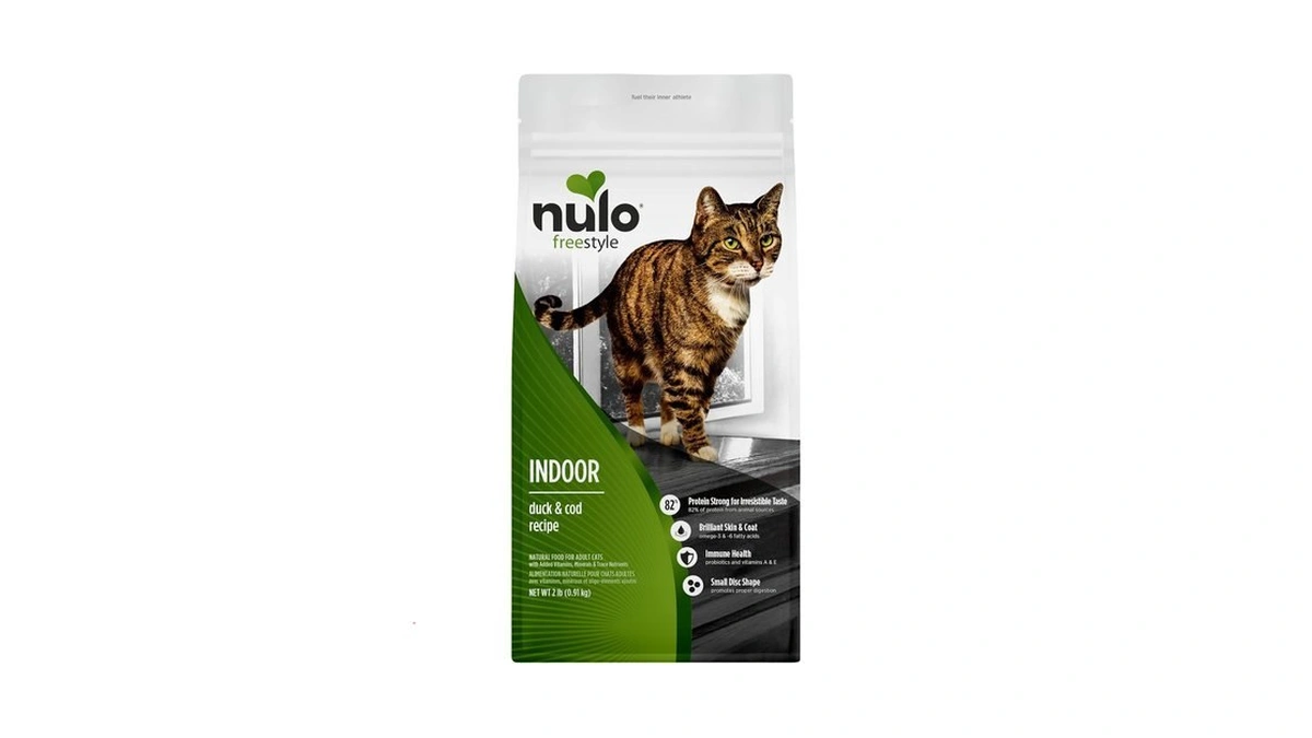 Nulo Freestyle Dry Cat Food Indoor - Duck & Cod,
