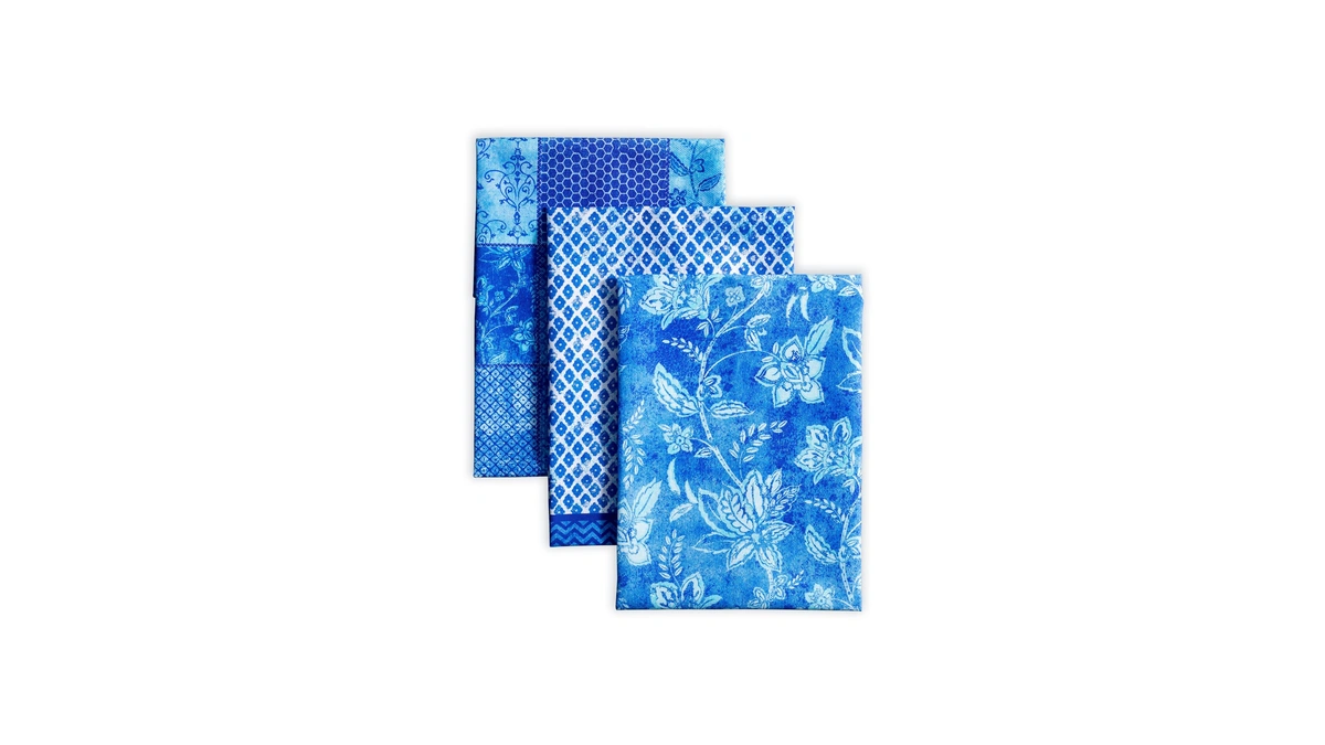 Maison D' Hermine Kitchen Towels Set Of 3 100% Cotton