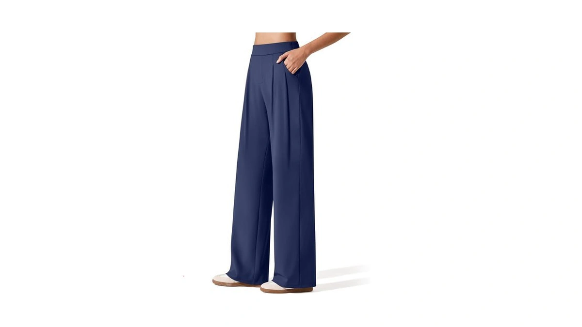 G4free Work Pants For Women High Waisted Stretch Straight Leg