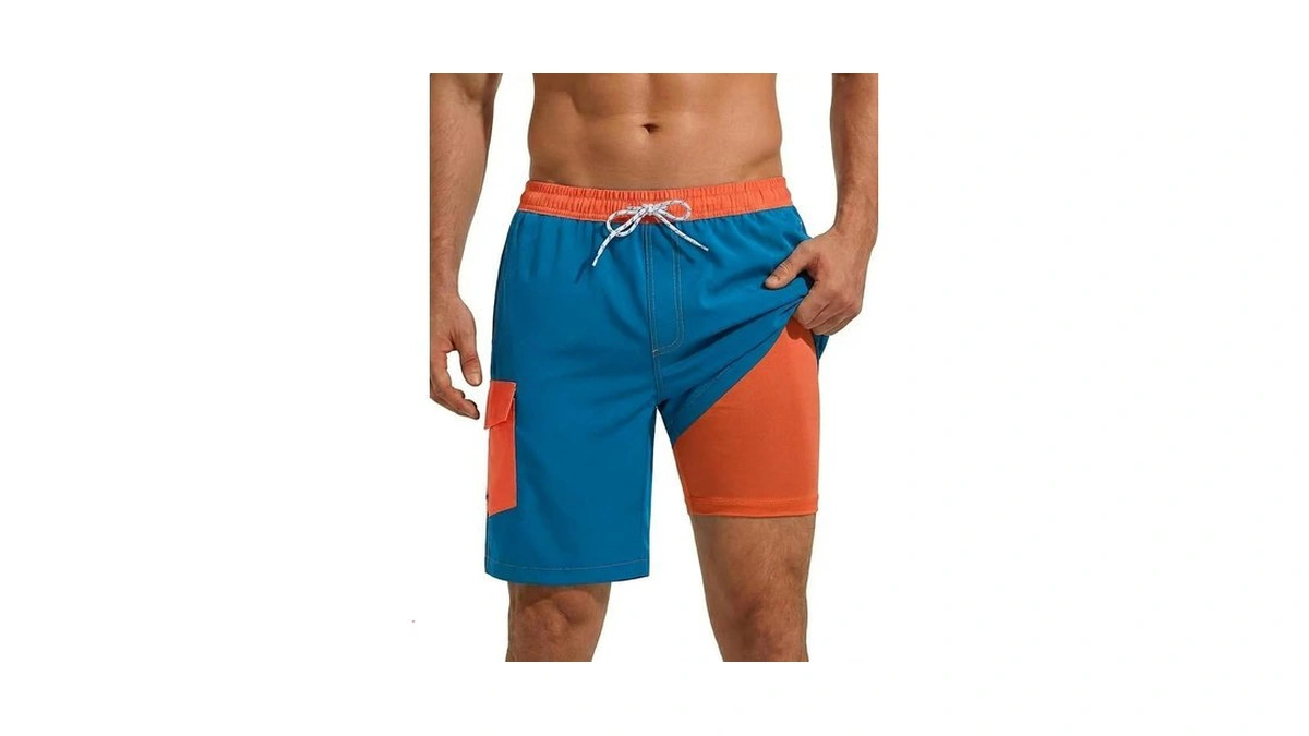 Silkworld Swimming Trunks Shorts For Men Bathing Suit 9 Inch