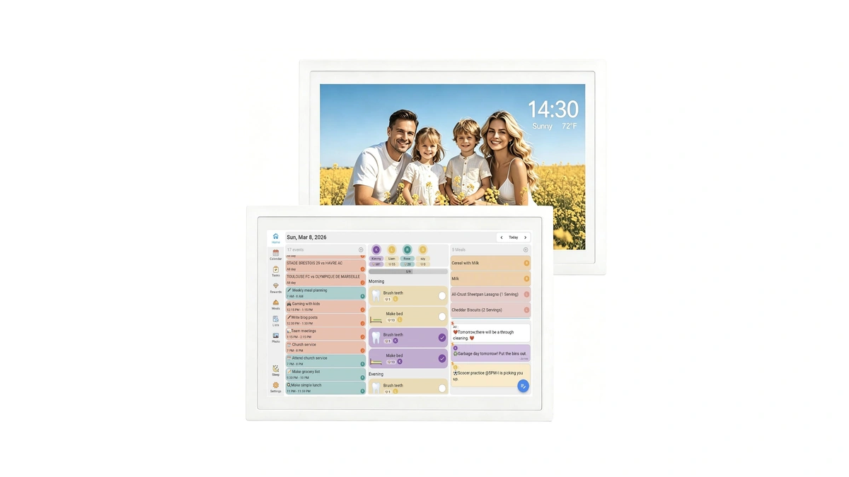 Digital Calendar 10.1 Inch Wall Planner Touch Screen Wifi Smart
